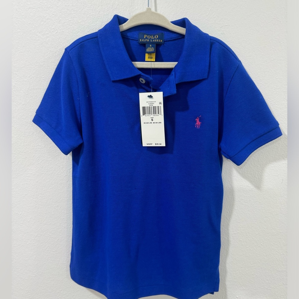 Boys Ralph Lauren Blue Polo